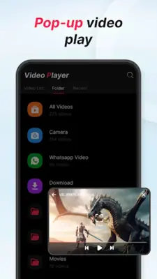 Video Player android App screenshot 1